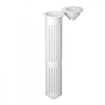 Manicotto filtrante in plastica