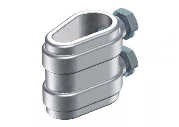 Morsetto sezionamento, per RD 8-10x16 mm, acciaio zincato