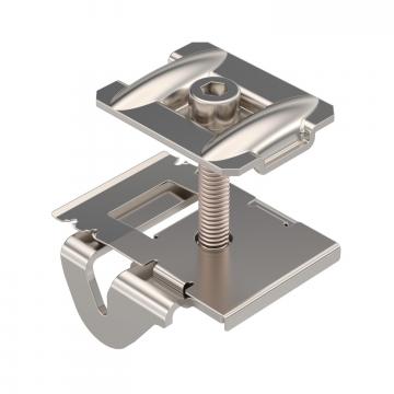 Morsetto intermedio per montaggio modulo FV, a terra