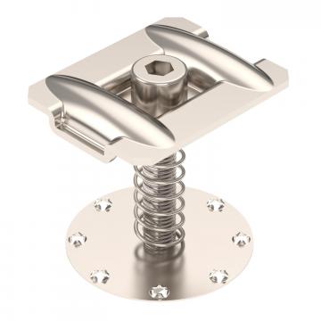 Morsetto intermedio con molla per montaggio modulo FV