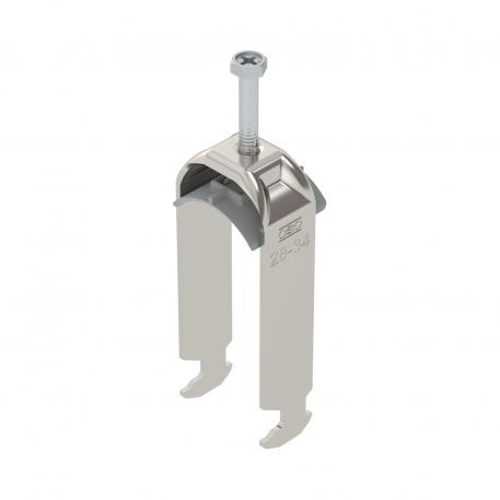 Staffa reggicavo, ancoraggio tipo H, 2 cavi coppa in plastica, A2 28 | 34 | 3