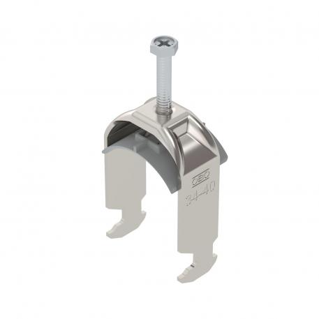Staffa reggicavo, ancoraggio tipo H, 1 cavo coppa in plastica, A2 34 | 40 | 3
