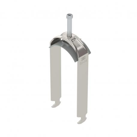 Staffa reggicavo, ancoraggio tipo H, 2 cavi coppa in plastica, A2 58 | 64 | 5