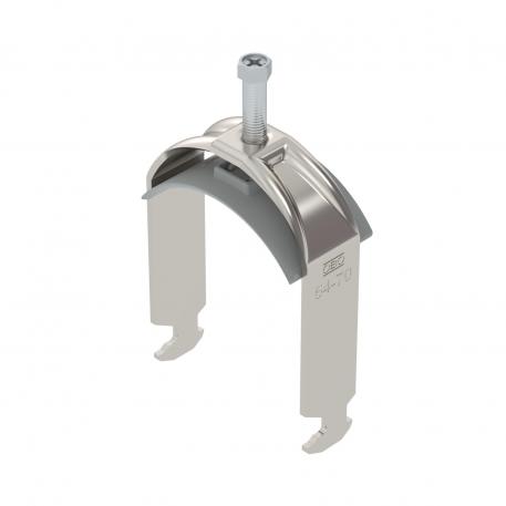 Staffa reggicavo, ancoraggio tipo H, 1 cavo coppa in plastica, A2 64 | 70 | 5