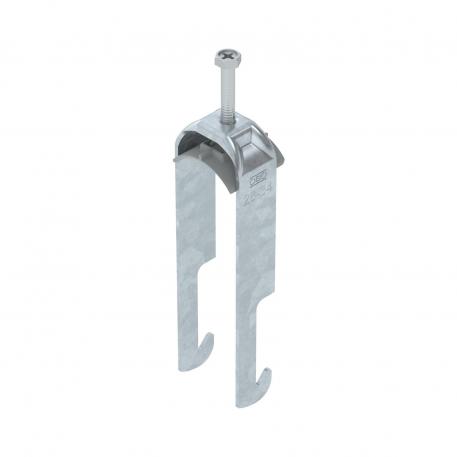 Staffa reggicavo, ancoraggio tipo, 2 cavi coppa in plastica, FT