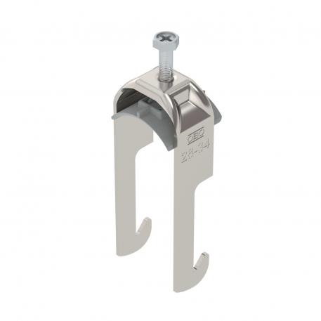 Staffa reggicavo, ancoraggio tipo W, 1 cavo coppa in plastica, A2 28 | 34 | 3