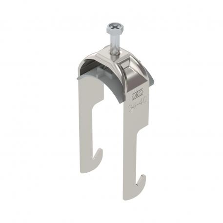 Staffa reggicavo, ancoraggio tipo W, 1 cavo coppa in plastica, A2 34 | 40 | 3