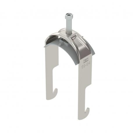 Staffa reggicavo, ancoraggio tipo W, 1 cavo coppa in plastica, A2 58 | 64 | 5