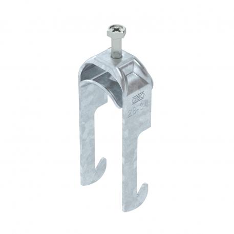 Staffa reggicavo 2056, base a W, 1 vie, coppa in metallo, FT