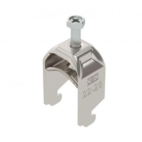 Staffa reggicavo 2056 base a N, 1 via, coppa in metallo