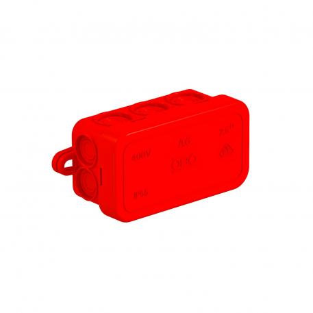 Scatola di derivazione A 6 69x32x30 | 10 | IP55 | rosso