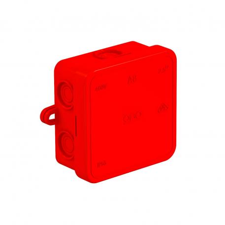 Scatola di derivazione A 8 65x65x32 | 7 | IP55 | rosso