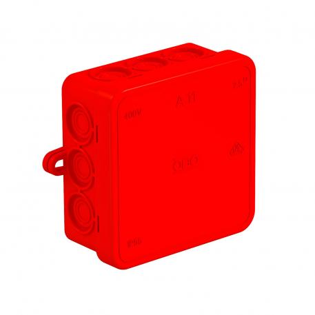 Scatola di derivazione A 11 75x75x35 | 12 | IP55 | rosso
