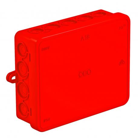 Scatola di derivazione A 18 115x90x35 | 18 | IP55 | rosso