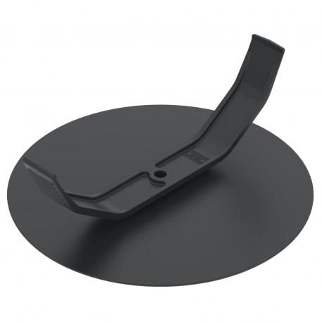 Sprung lid, 60 mm, black 