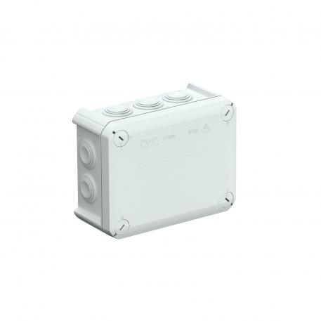 Scatola di derivazione T 100, con passacavo 136x102x57 | 10 | IP66 | grigio chiaro; RAL 7035