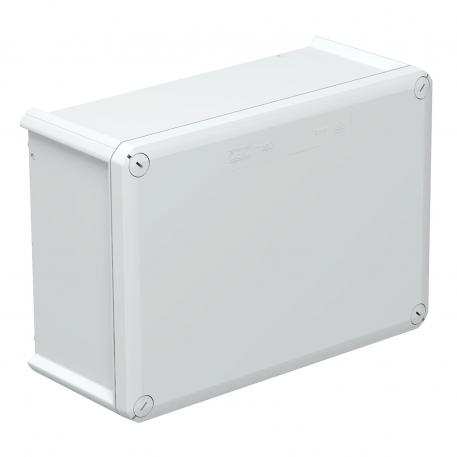 Scatola di derivazione T 350, pareti lisce 267x182x110 |  | IP66 | grigio chiaro; RAL 7035