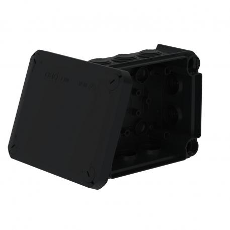 Scatola di derivazione T 100, con passacavo 136x102x57 | 10 | IP66 | nero grafite; RAL 9011