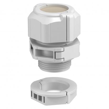 Pressacavo separabile, inserto di tenuta chiuso, grigio chiaro  |  | M20 x 1,5 | no | grigio chiaro