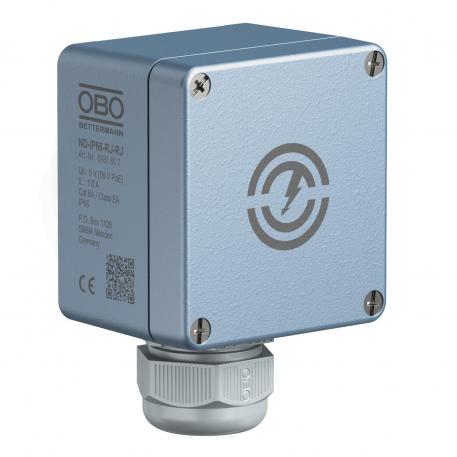 Protezione da sovratensione per reti ad alta velocità fino a 1 Gbit (classe EA/CAT6A) 8 | Protezione combinata, 8 cavi + schermatura |  | 58 | RJ45 8(8)
