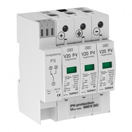 Limitatore sovratensione V20-C 3PHFS-600 3 | IP20