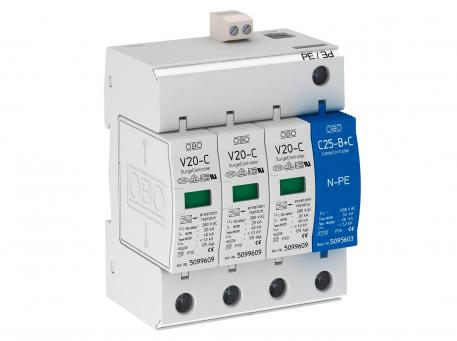 Limitatore di sovratensione V20-C 3+NPE+FS