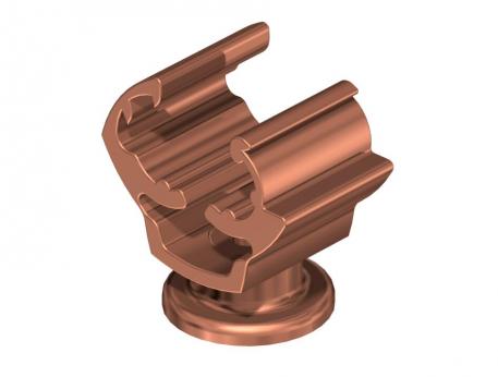 Supporto per tondo universale Rd 8-10 mm ramato 8-10 mm tondo | 20