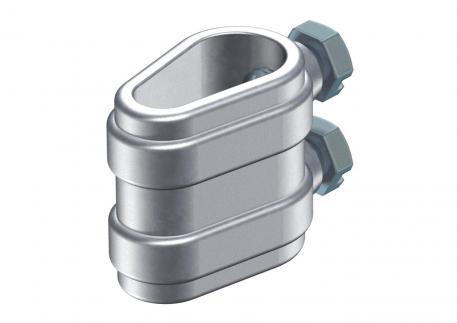 Morsetto sezionamento, per RD 8-10x16 mm, acciaio zincato Rd 8-10/16