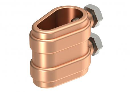 Morsetto sezionamento, per RD 8-10x16 mm, ramato Rd 8-10/16