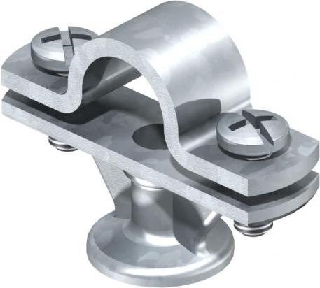 Supporto asta, 16 mm, acciaio zincato Rd 16