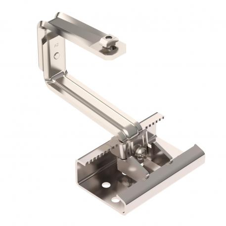 Roof hook for PV module mounting, screwable profile, tiled roof