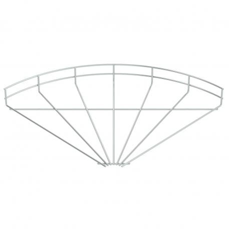 Curva 90°  per passerelle grigliate, G 400 | 4,8 | no