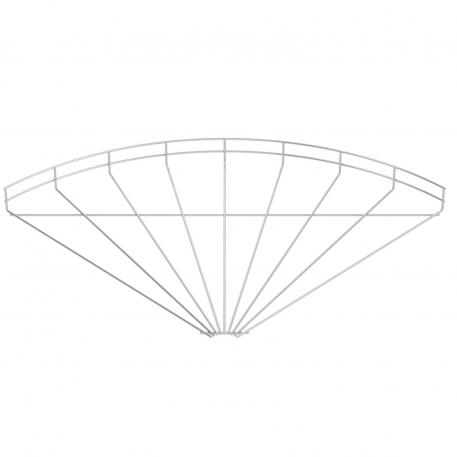 Curva 90°  per passerelle grigliate, G 600 | 4,8 | no