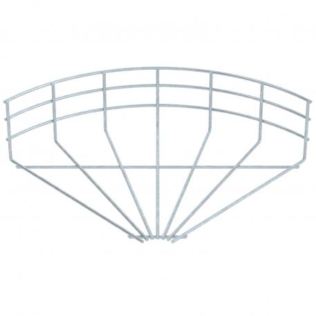 Curva 90° per passerelle grigliata, FT 100 | 3,9 | no