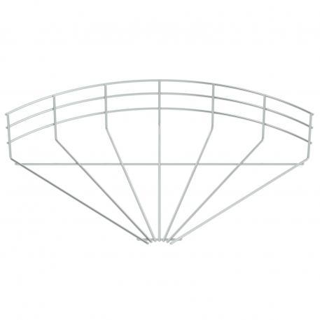 Curva 90° per passerelle grigliate, G 400 | 4,8 | no