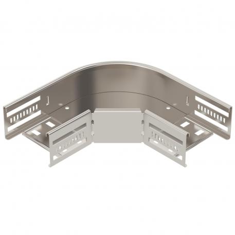Curva di 90° 60 A4 100 | Acciaio legato, INOX 1.4571 | non trattato, ulteriore trattamento | acciaio legato