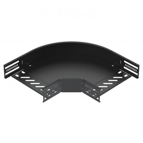 Curva a 90° 60, nera 200 | Acciaio | PES135 - Poliestere | nero; RAL 9005