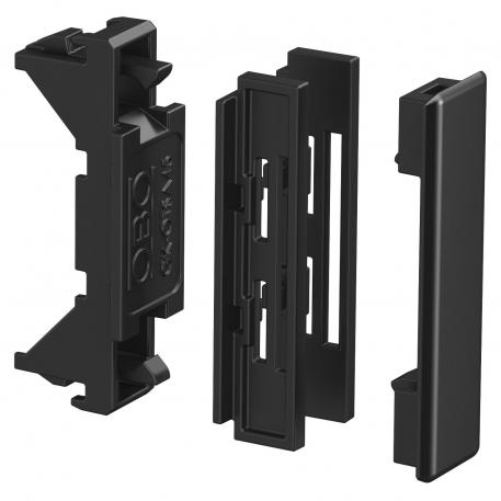 Coprigiunzione elemento superiore nero; RAL 9005