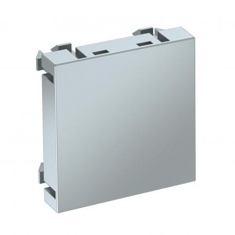 Coperchio cieco, 1 modulo, alluminio verniciato 