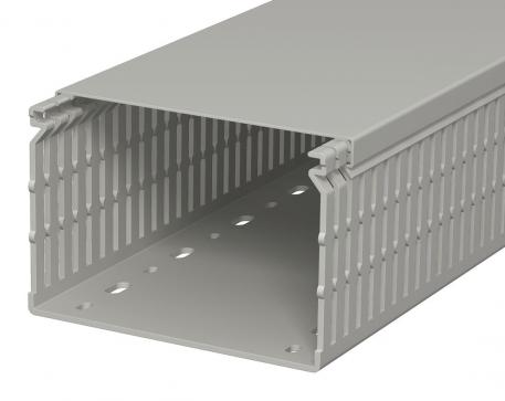 Canale di cablaggio, Tipo LK4/N 80120 2000 | 120 | 80 | Perforazione di base | grigio pietra; RAL 7030
