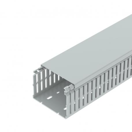 Canale di cablaggio, Tipo LKV H 75100 2000 | 100 | 75 | Perforazione di base | grigio chiaro; RAL 7035