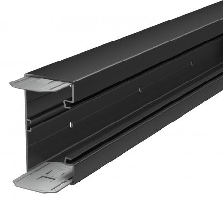 Canale porta apparecchi Rapid 80, base 70 mm, altezza 130 mm 2000 | nero; RAL 9005