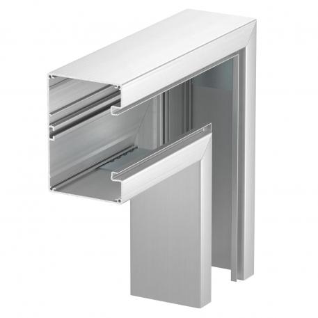 Curva piana, simmetrica, per canale porta apparecchi Rapid 80 tipo GA-S90130 130 | 90 | alluminio