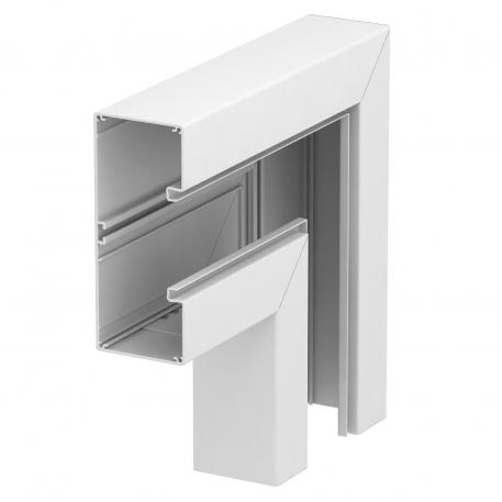 Curva piana, simmetrica, per canale porta apparecchi Rapid 80 tipo GA-S70170 170 | 70 | bianco; RAL 9010