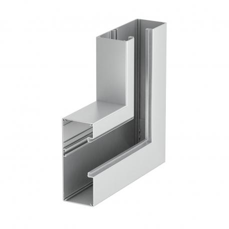 Curva piana, asimmetrica, in salita, per canale porta apparecchi Rapid 80 tipo GA-A70170 170 | 70 | alluminio