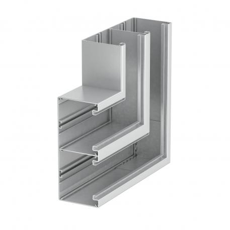 Curva piana, simmetrica, per canale porta apparecchi Rapid 80, tipo GA-D90210 210 | 90 | alluminio