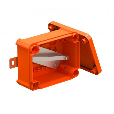 FireBox con pareti lisce, vuota 136x102x57 |  | IP66 | arancio; RAL 2003
