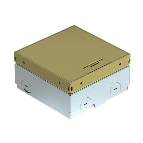 Torretta UDHOME-ONE, non rivestibile, per dispositivi Modul45®, ottone Piastra decorativa