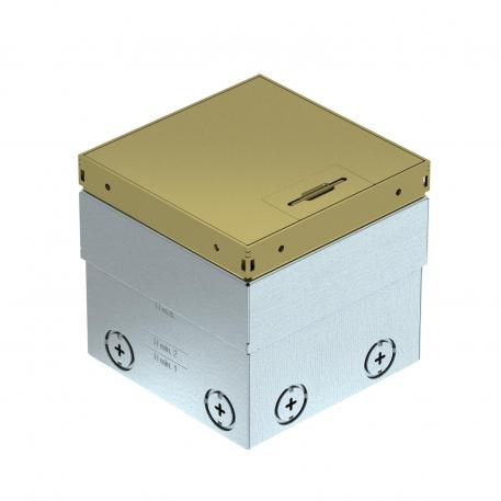 Torretta UDHOME2, non rivestibile, per dispositivi Modul45®, ottone Piastra decorativa