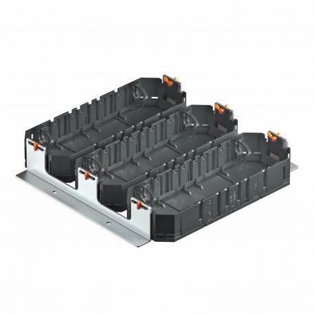 Set di montaggio per UZD/cassette telaio 350, n.3 supporti universali UT4